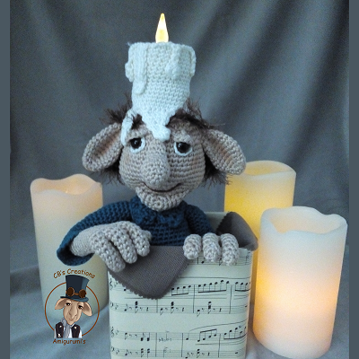 Amigurumi haakptroon Wick, kaars