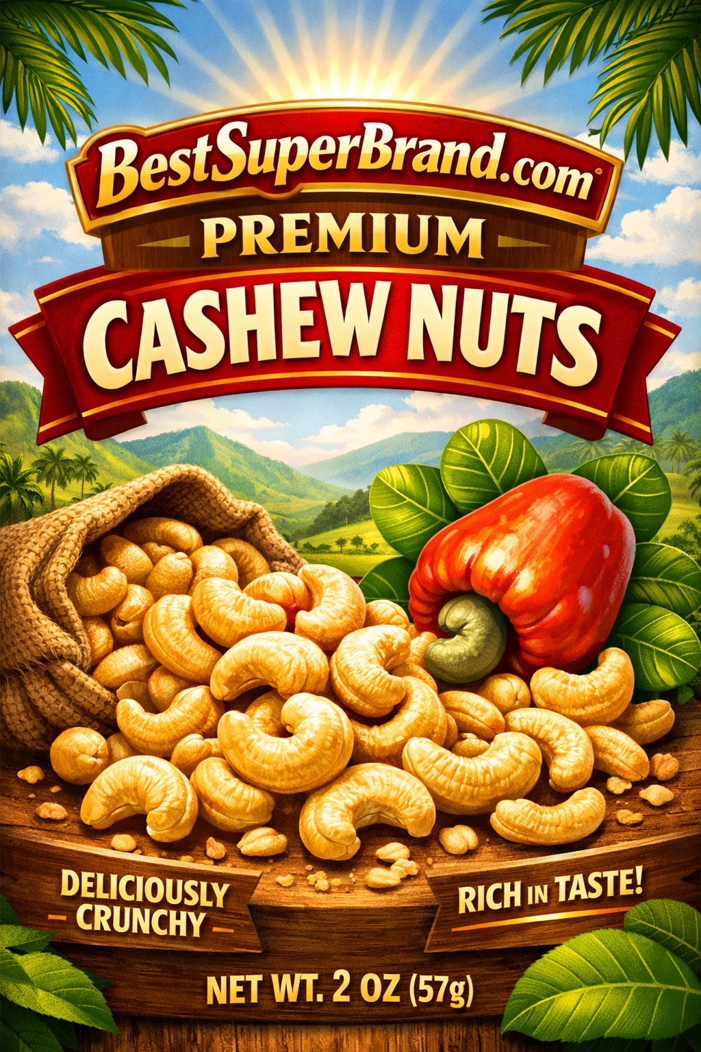Cashew Nuts 2 oz