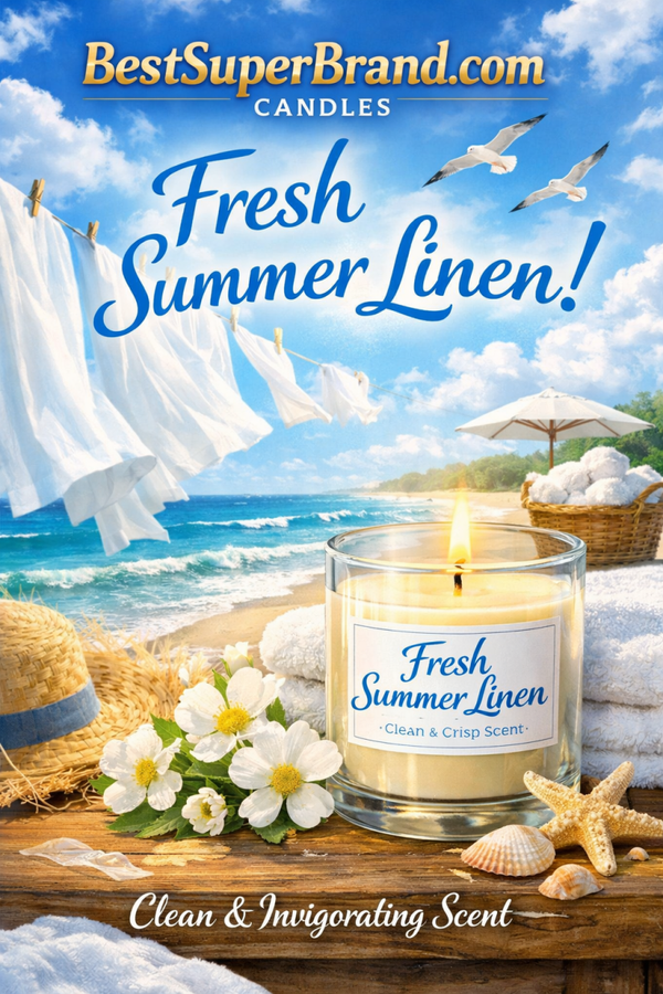 Candle Fresh Summer Linen Scent