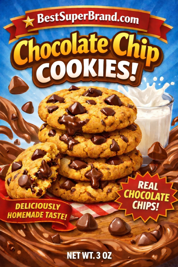 Chocolate Chip Cookies 3 oz.