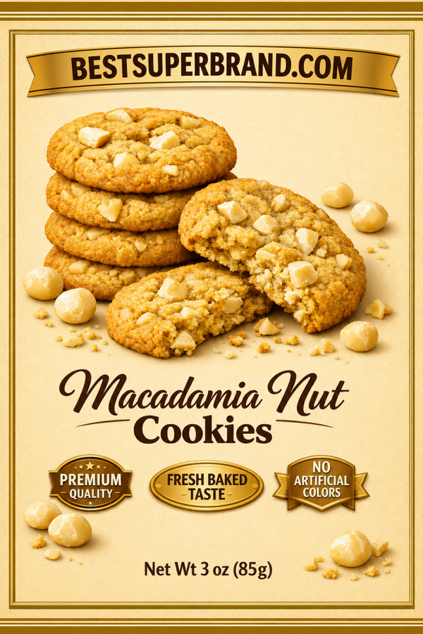 Macadamia Nut Cookies 2 oz