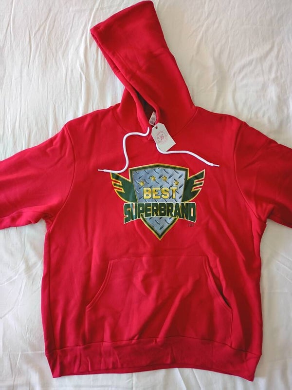 Hoodie Red with Graphic Designs