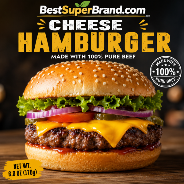 Hamburger Patties, Beef (4 per pack).