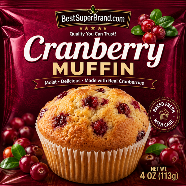 Cranberry Muffin 4 oz