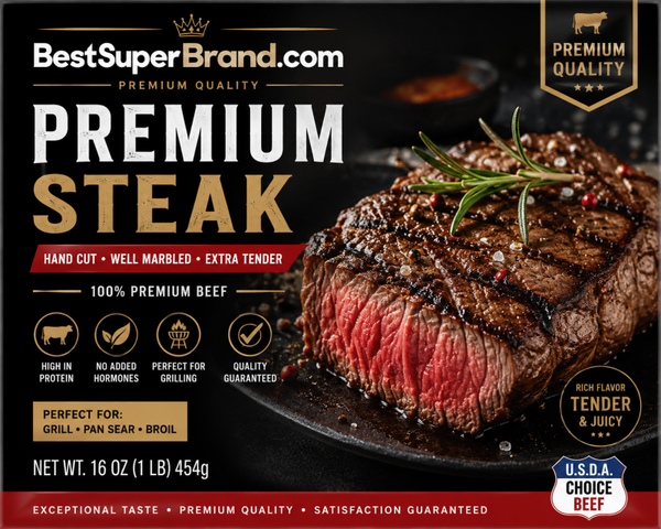 Steak Premium (1 per pack).