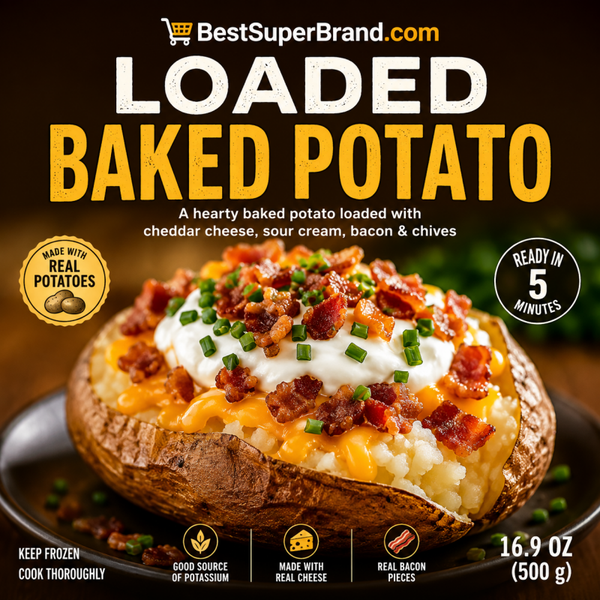 Baked Loaded Potato (1 per pack).