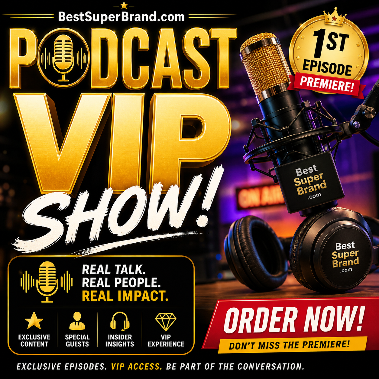 Podcast Vip Show! 1st episode (ebook).