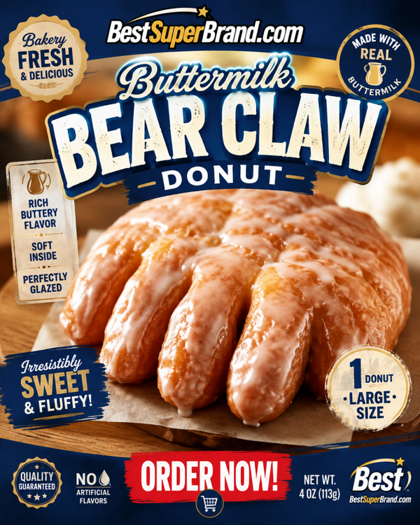 Donut Bear Claw 4-pack