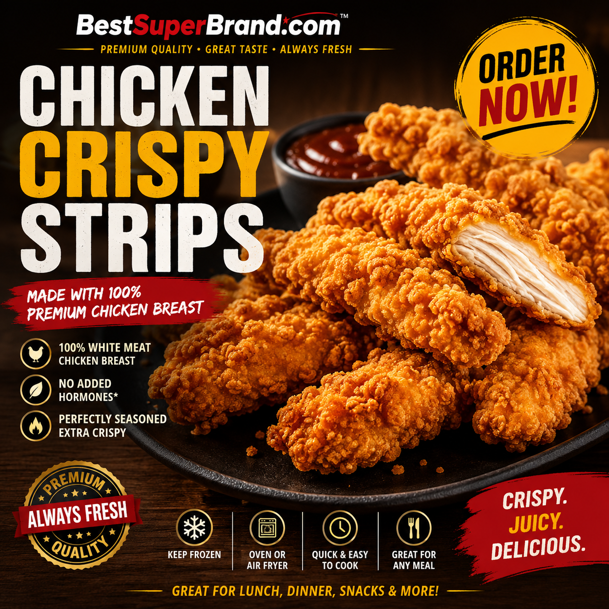 Crispy Chicken Strips (16 oz).