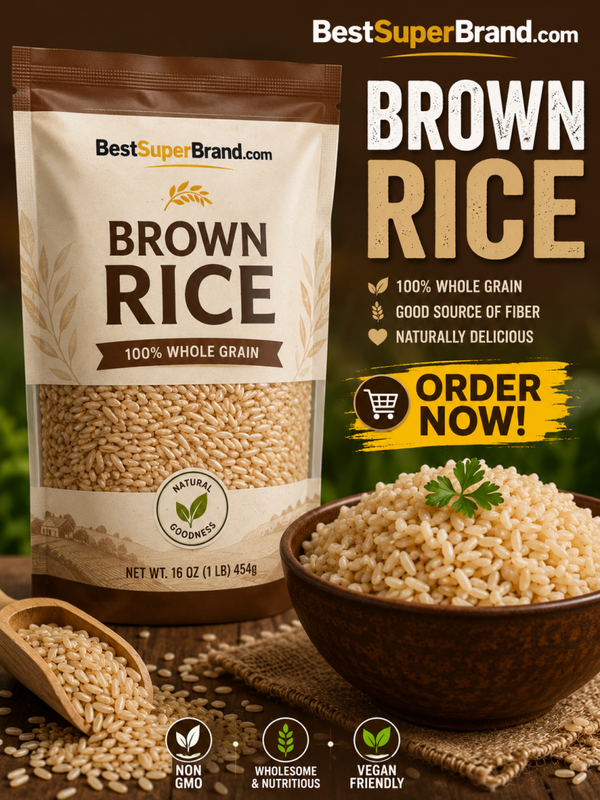 Brown Rice (16 oz).