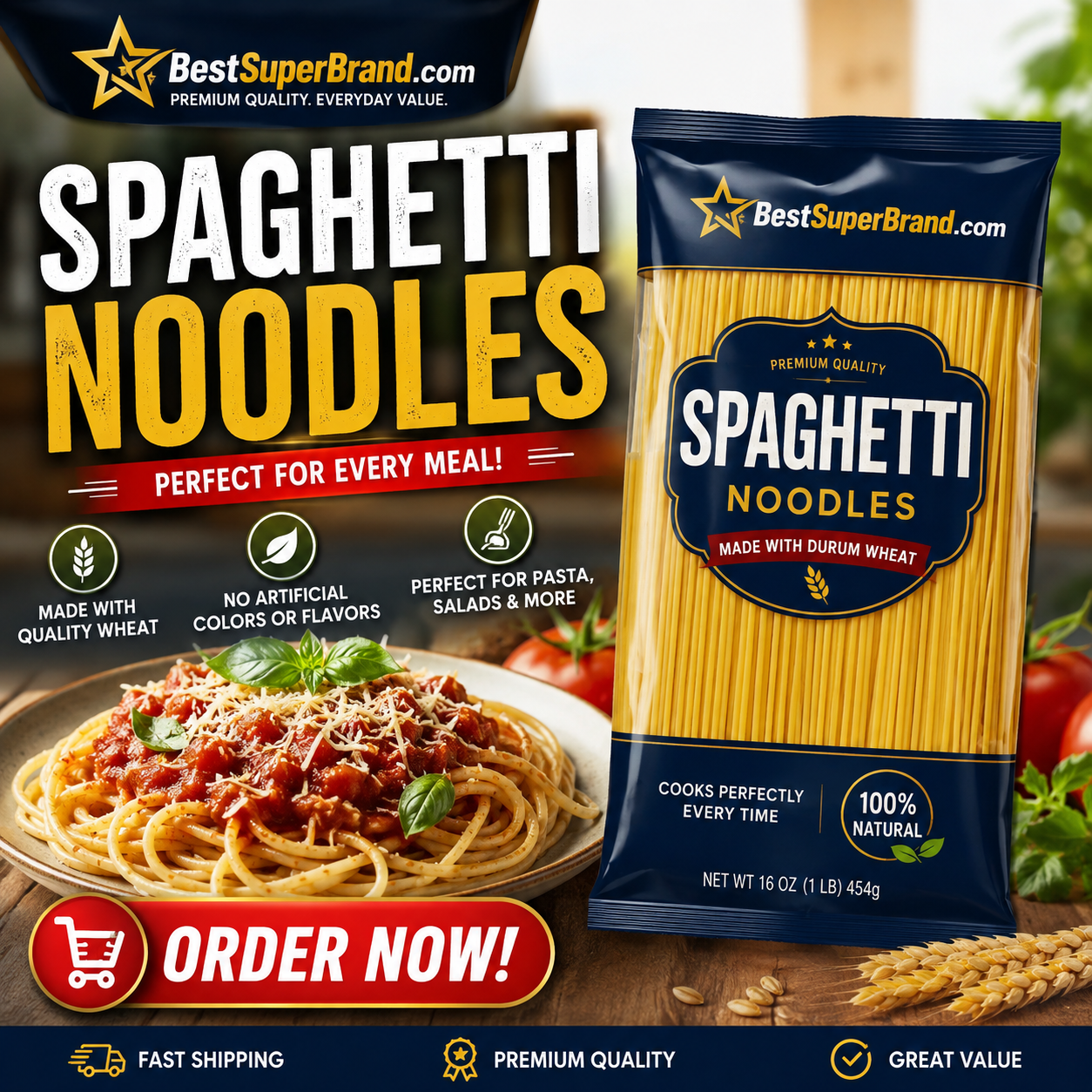 Spaghetti Noodles (8 oz).
