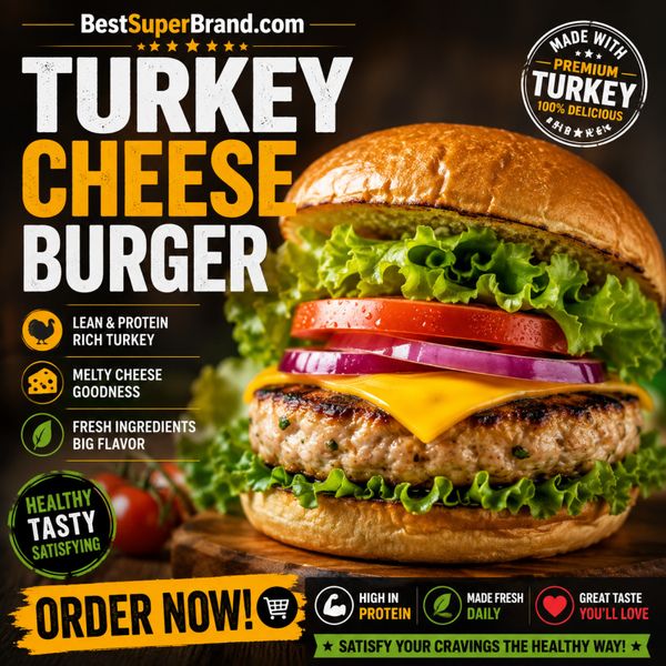 Turkey Burger Patties (4-Pack).