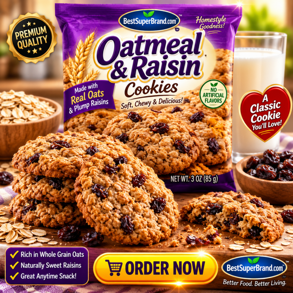 Oatmeal Raisin Cookies Soft (4 oz)