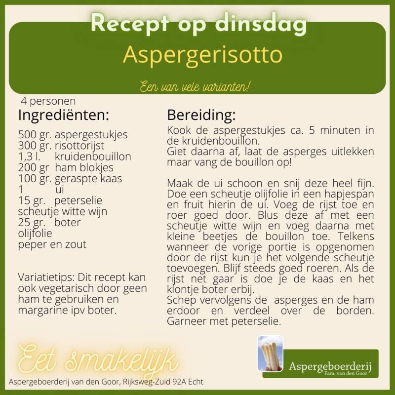 recept aspergerisotto