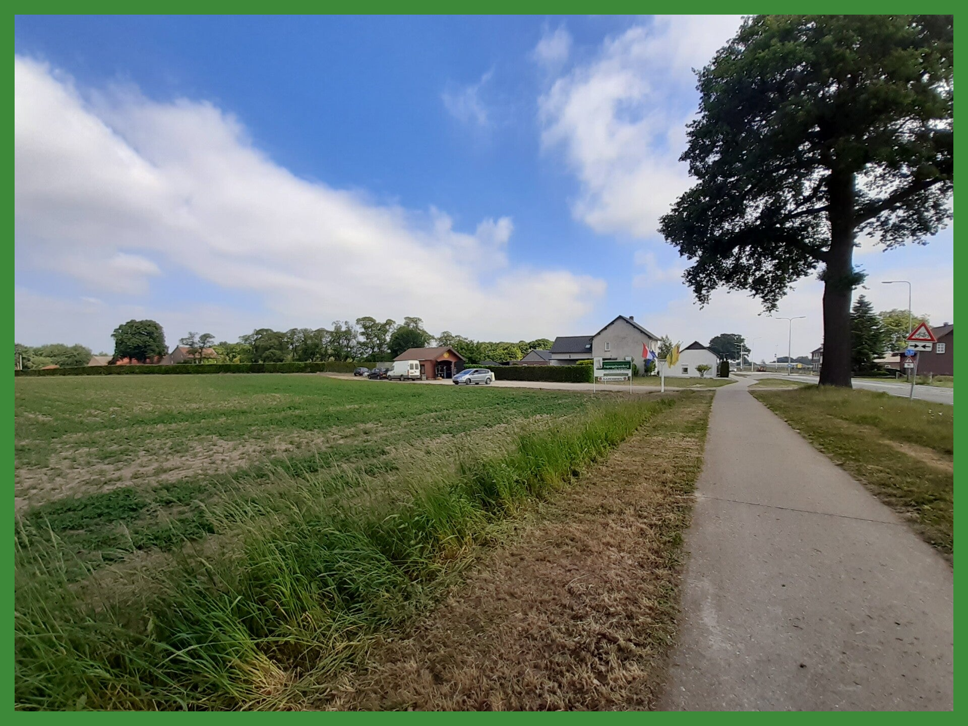 De verkooplocatie in Echt gezien vanuit het zuiden