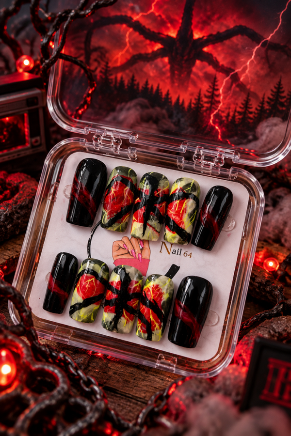 Press On Nails – Stranger Things – Collection Signature – Taille personnalisée