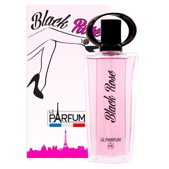 Black Rose by Paris Élysées – Eau de Toilette Femme – 75 ml – Inspiration La Petite Robe Noire