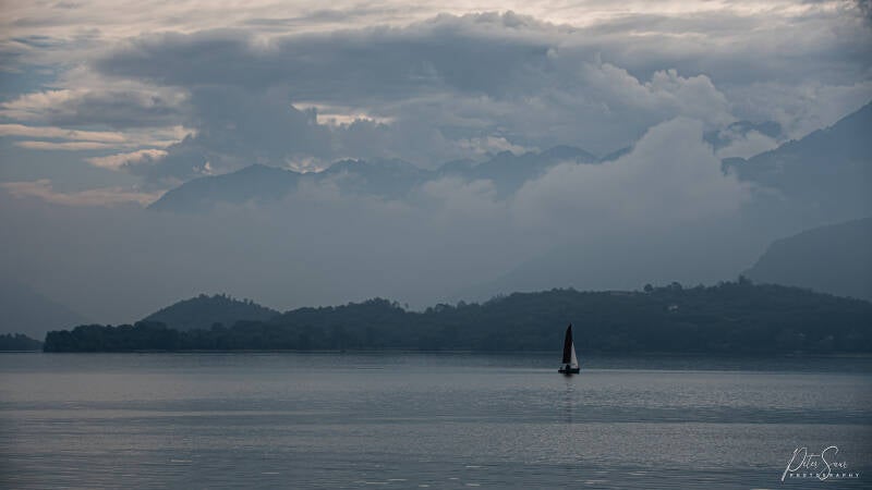 Eenzame zeiler - Comomeer 2022