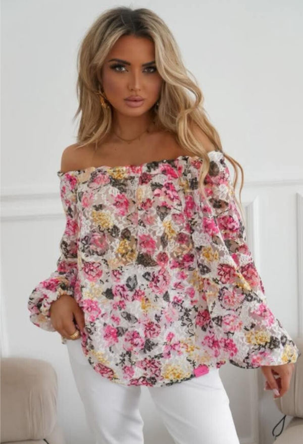 OFF-SHOULDER FLOWER