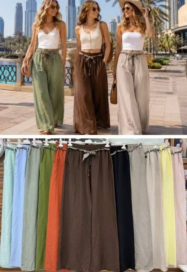 PALM LINNEN BROEK