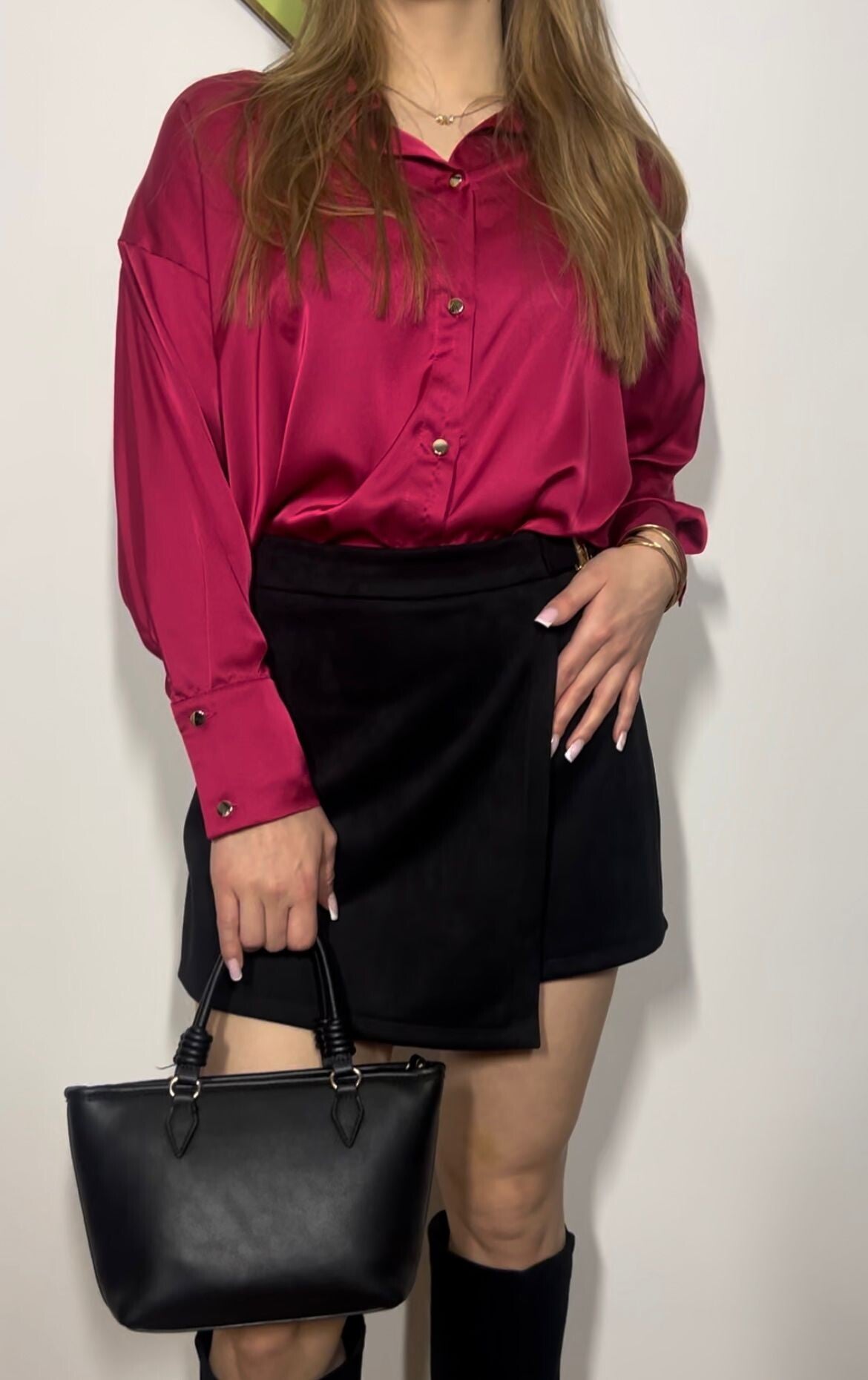 SATIJNEN BLOUSE