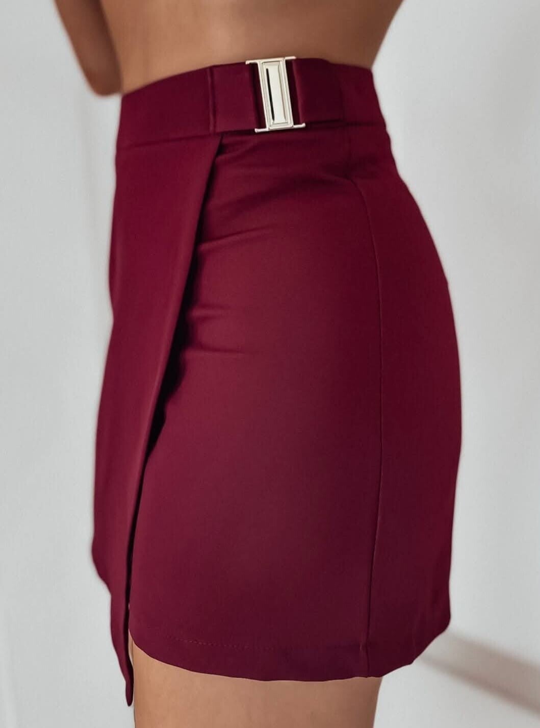 SUEDE SKORT