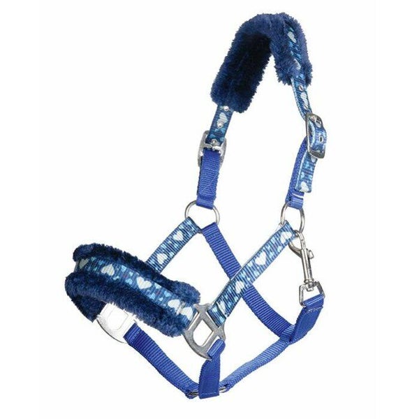 Halster hart blauw pony (1266)
