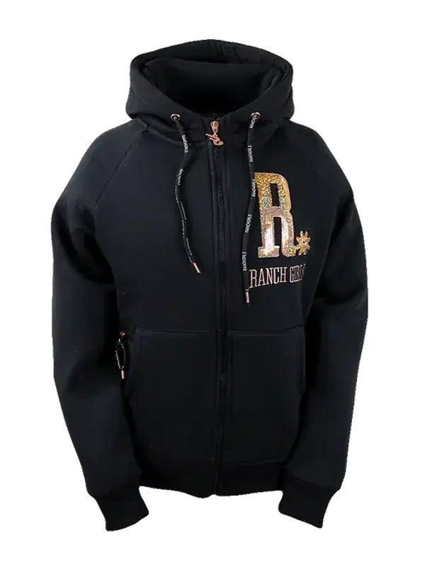 Ranch Girls Hooded Sweat Jacket 'SHINY' (2388)