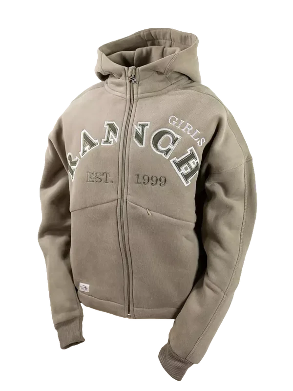 Ranch Girls Hooded Sweatshirt Jacket `PENELOPE` brindl (2385)