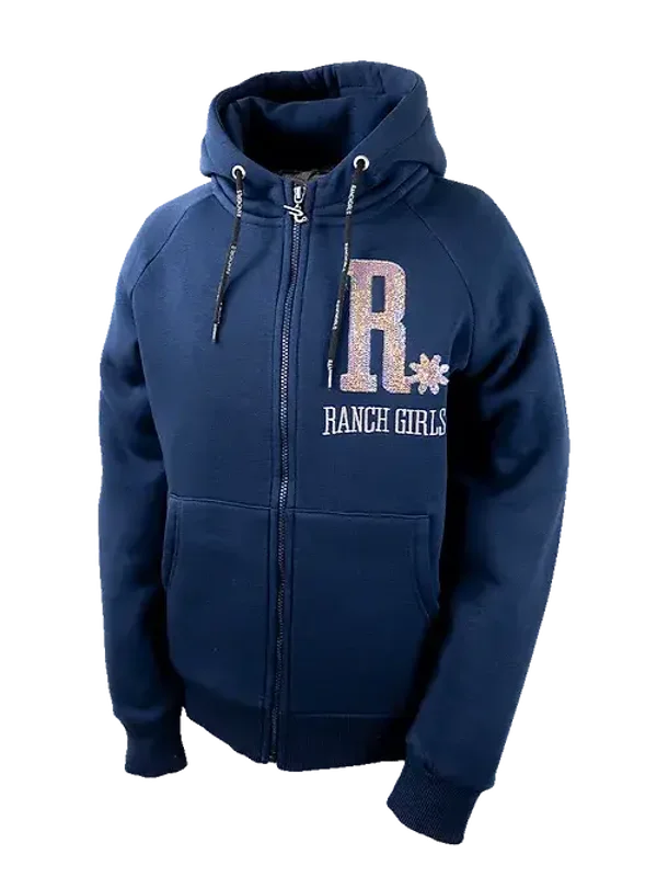 Ranch Girls Hooded Sweat Jacket ´SHINEY´ dark navy (2806)