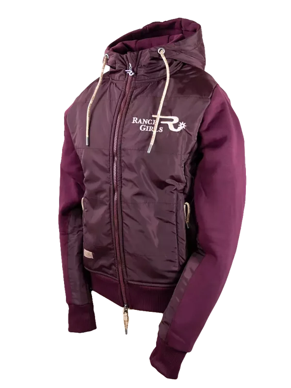 Ranch Girls Sweatshirt Pro Shield ´CARRY´ deep wine (2329)