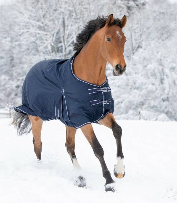 outdoor deken 0gr met fleece blauw (323)