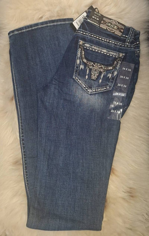 Grace in la bootcut lengte 36 (3154)