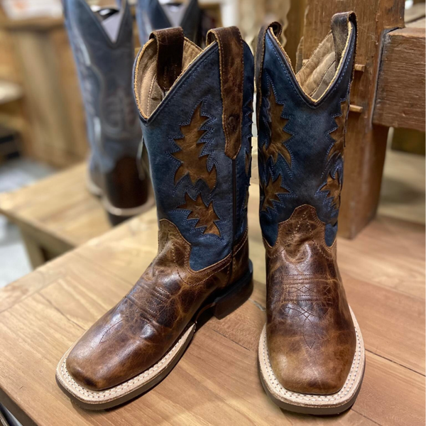 boots old west blauw (497)