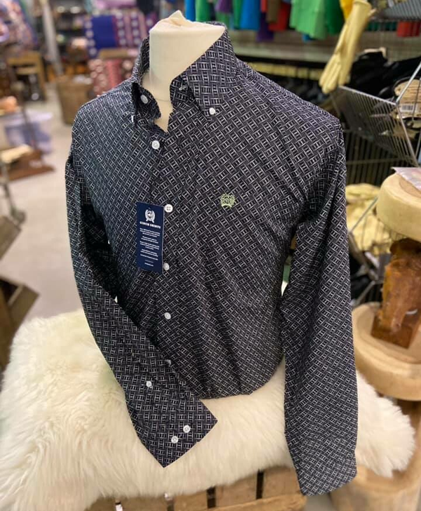 cinch hemd met print (119)