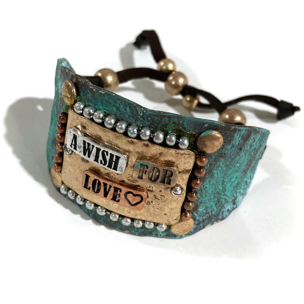 Een Wish For Love Western armband manchet (3084)