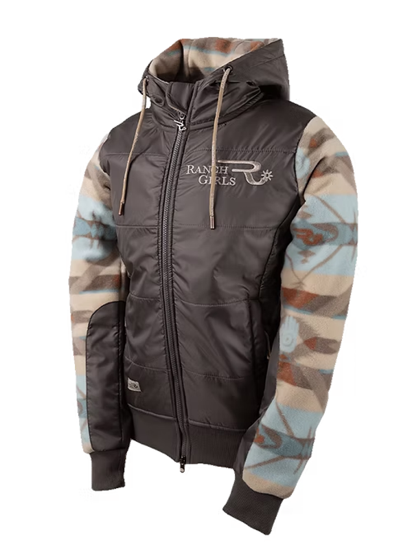 Ranch Girls Polarfleece Pro Shield Jacket ´CHARLEE´ desert ice / mud (2898)