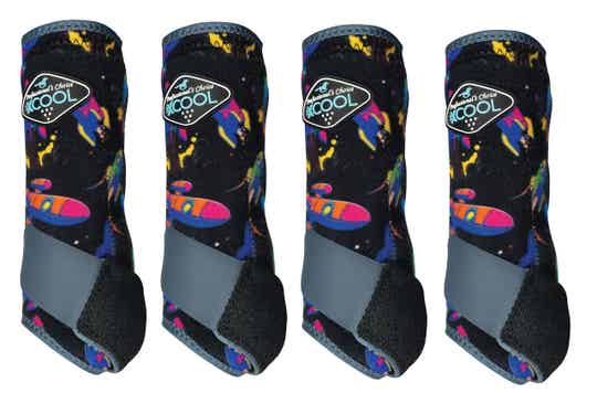 2XCOOL Horse Boots Value 4-PACK - Rocket Professional's Choice Brrr (3036)