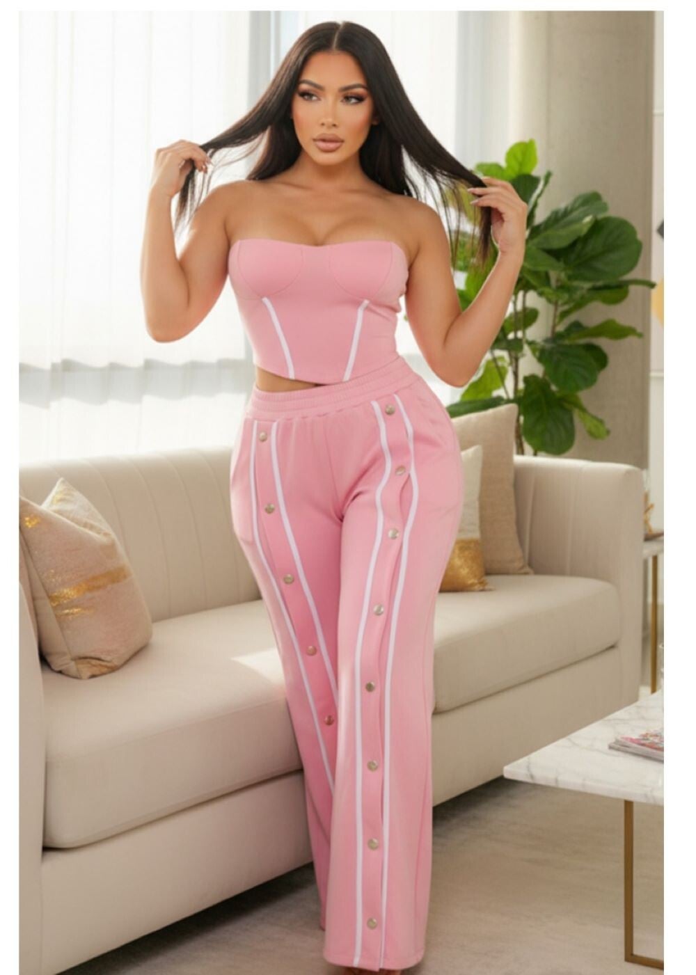 Chic Corset Two-Piece Set