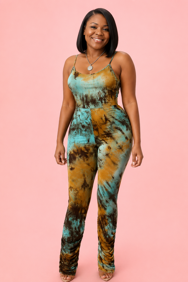 Desert Breeze Tie-Dye Jumpsuit