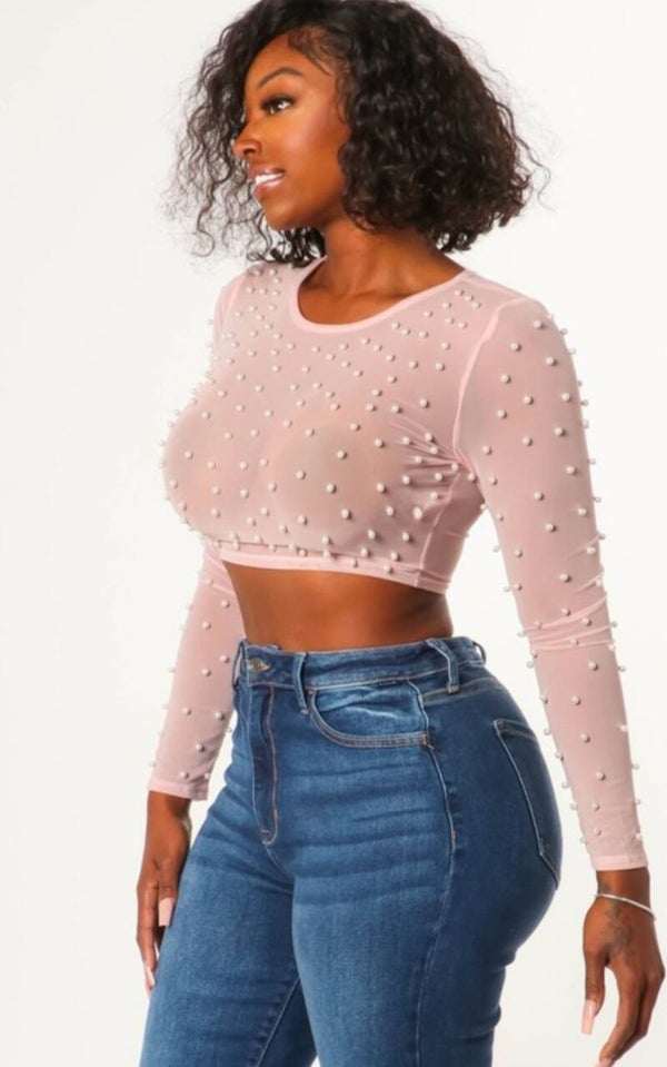 Pearl Behavior Crop Top
