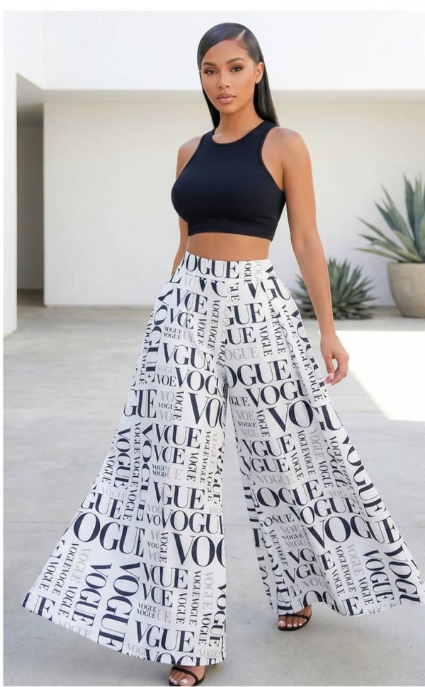Bold & Beautiful Wide-Leg Pants