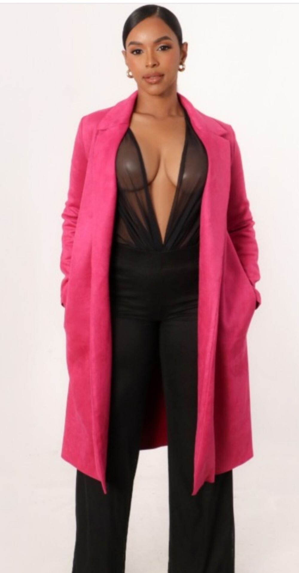 Blush Suede Babe Jacket