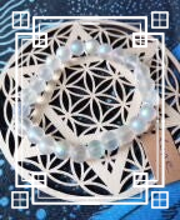 bracelet lithothérapie en pierres naturelles de Lune