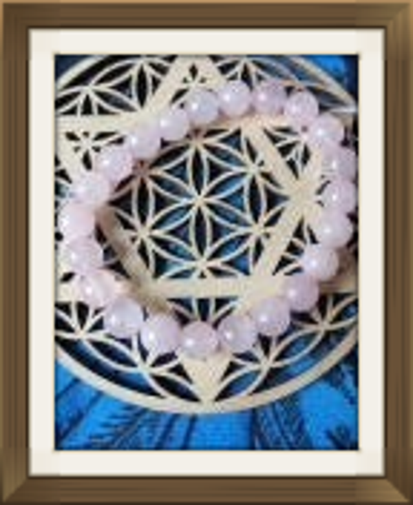 bracelet lithothérapie en pierres naturelles kunzite