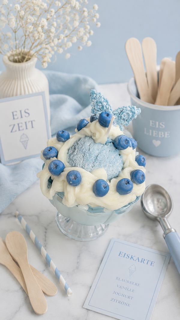 Eisbecher Blaubeere