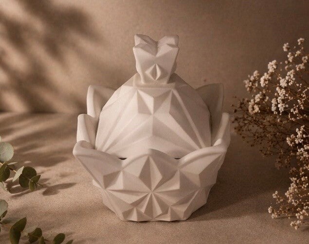 Geometrische Design-Dose