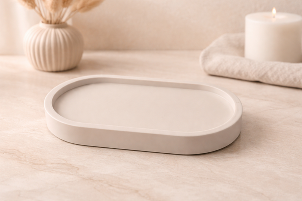 Ovales Design-Tablett