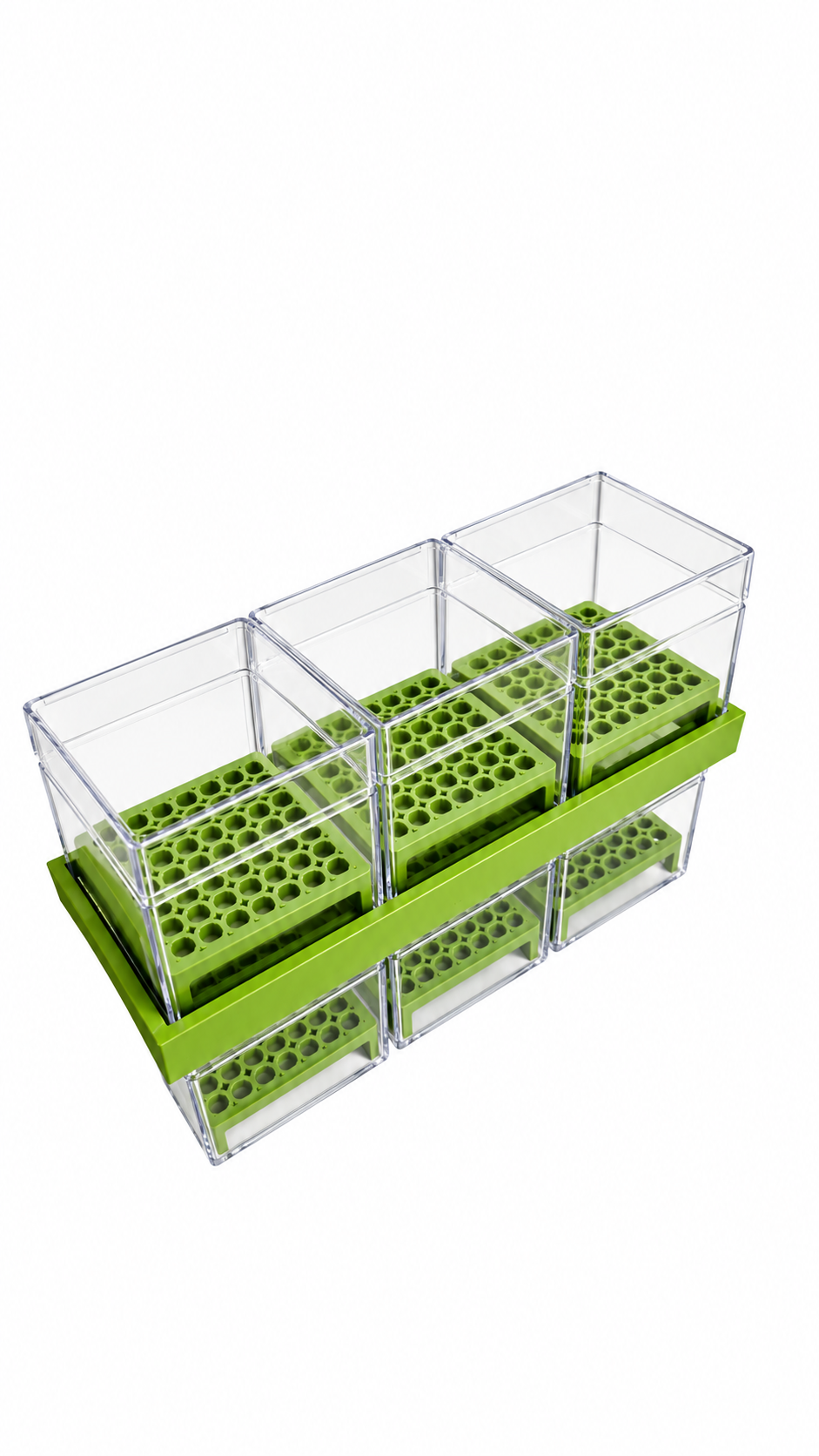 Smart Cube Stacker™ triple green