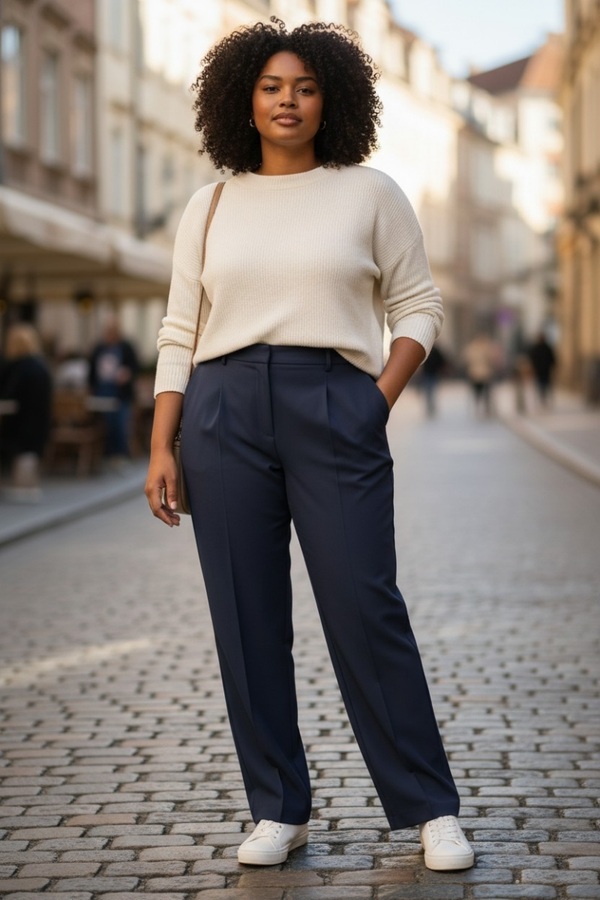 Pantalon à pince 46